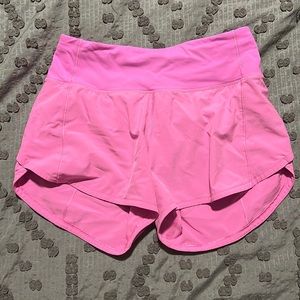 Lululemon Speed Up 4in Shorts!